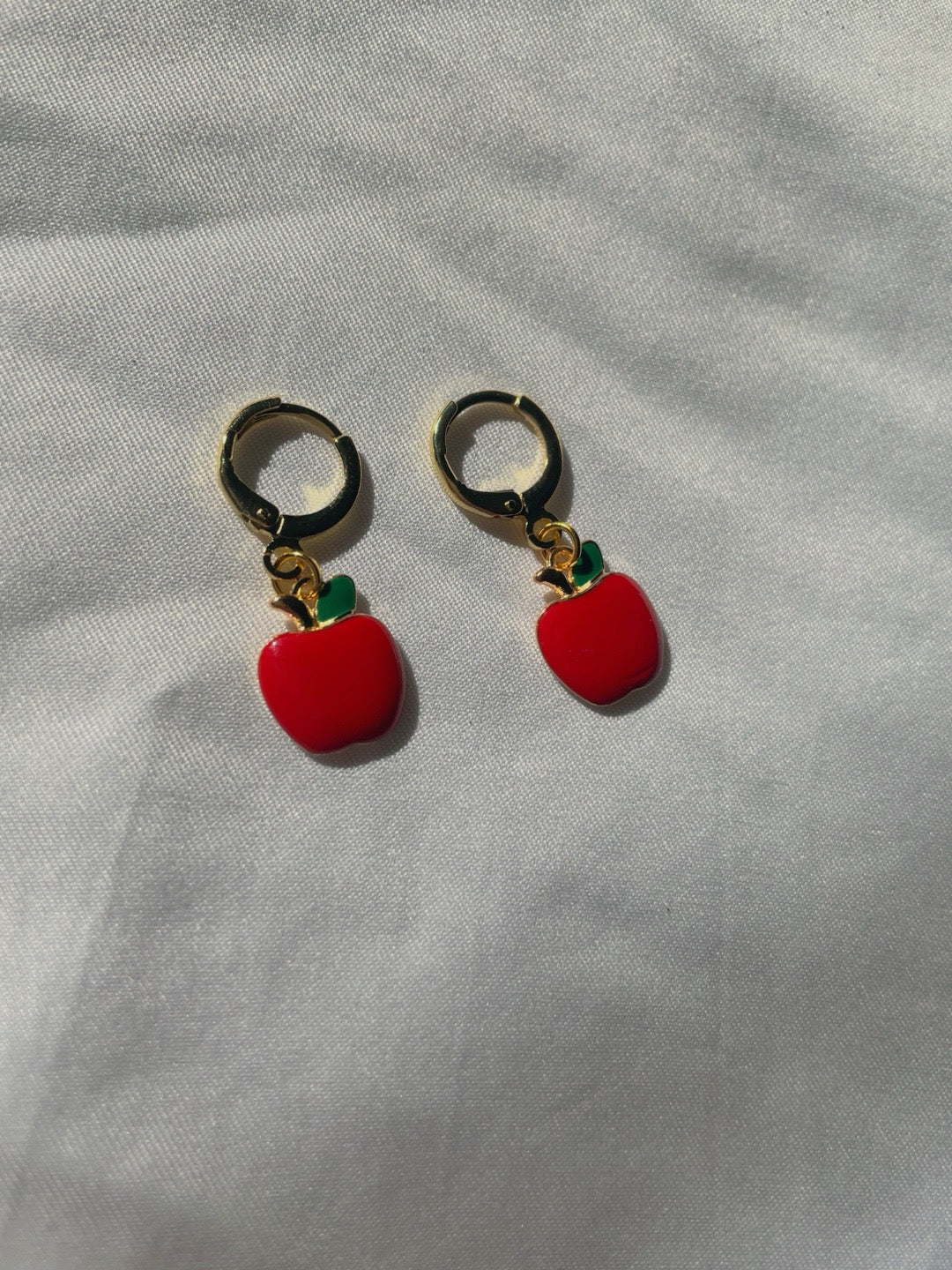 Apple earring hoops