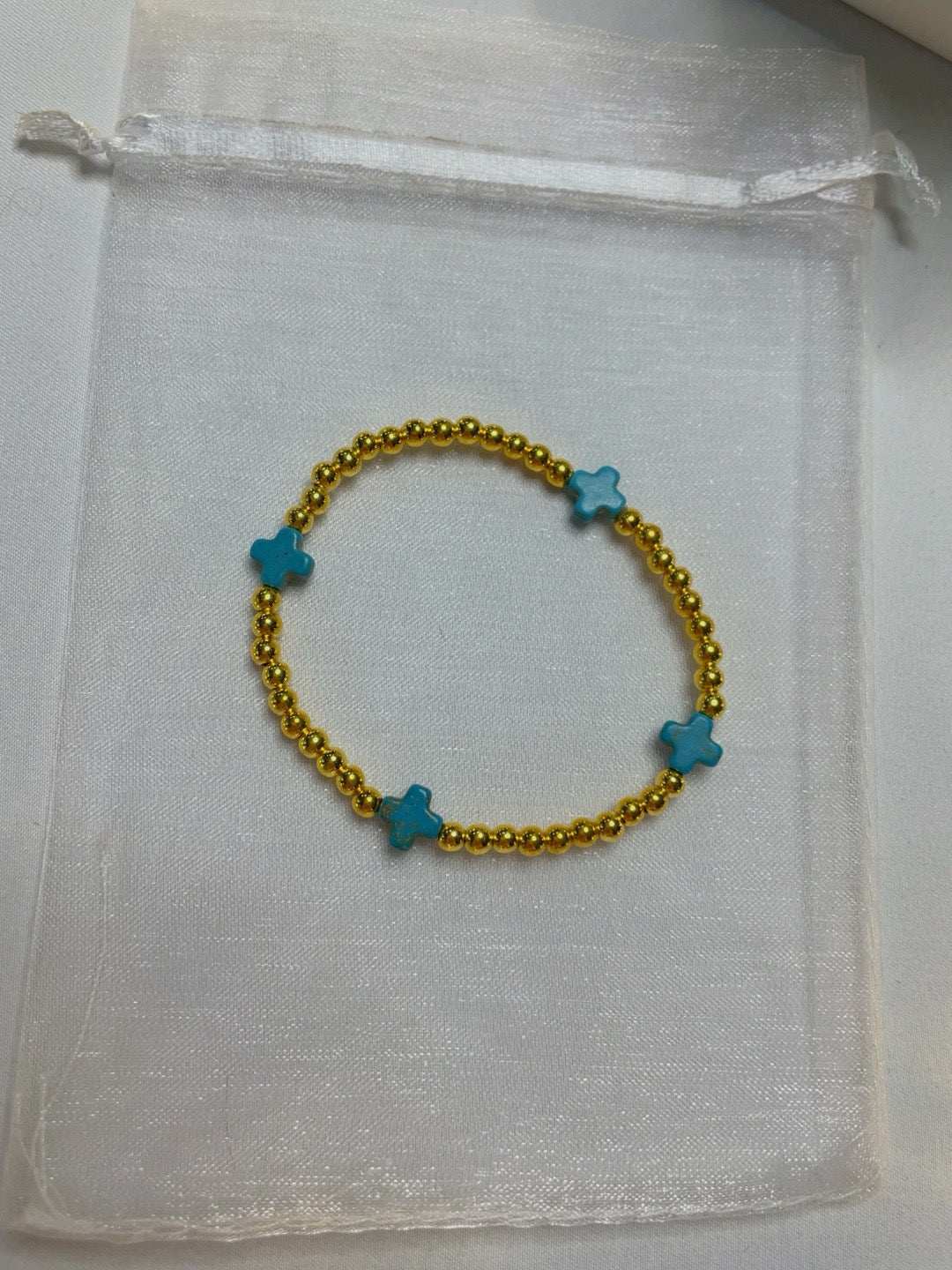 Mini cross bracelet